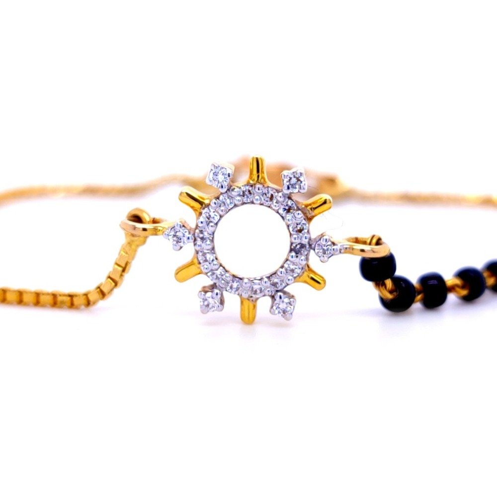 Sun shine diamond bracelet