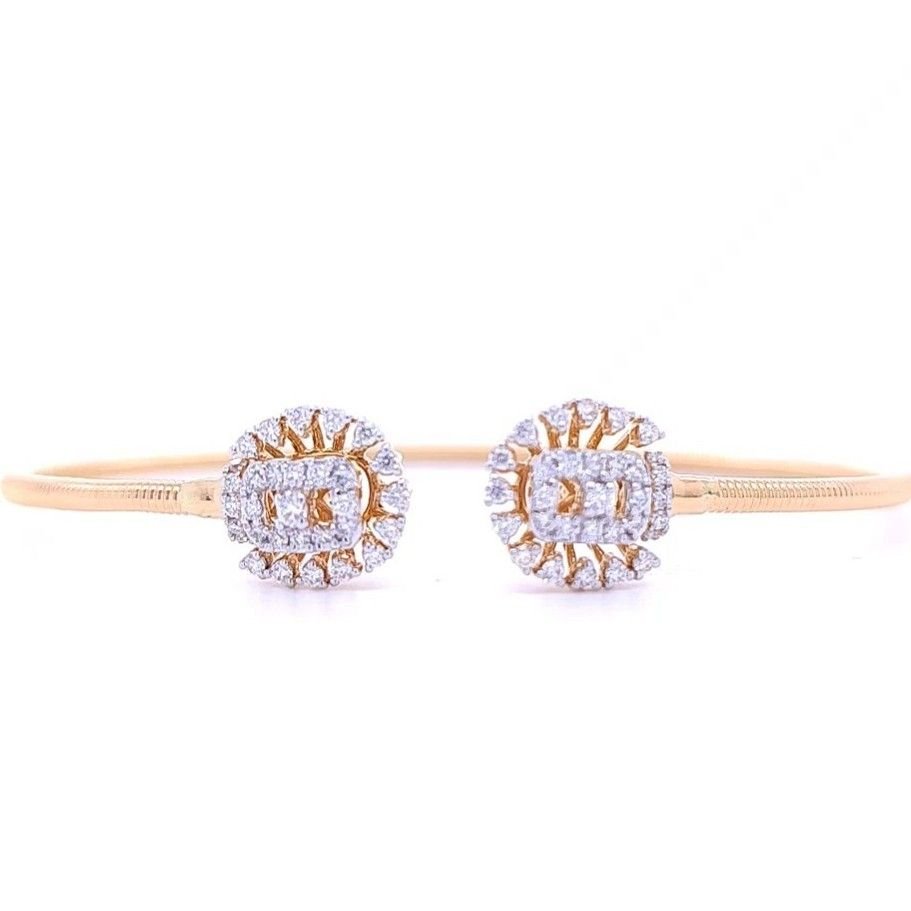 Strong floret diamond bracelet