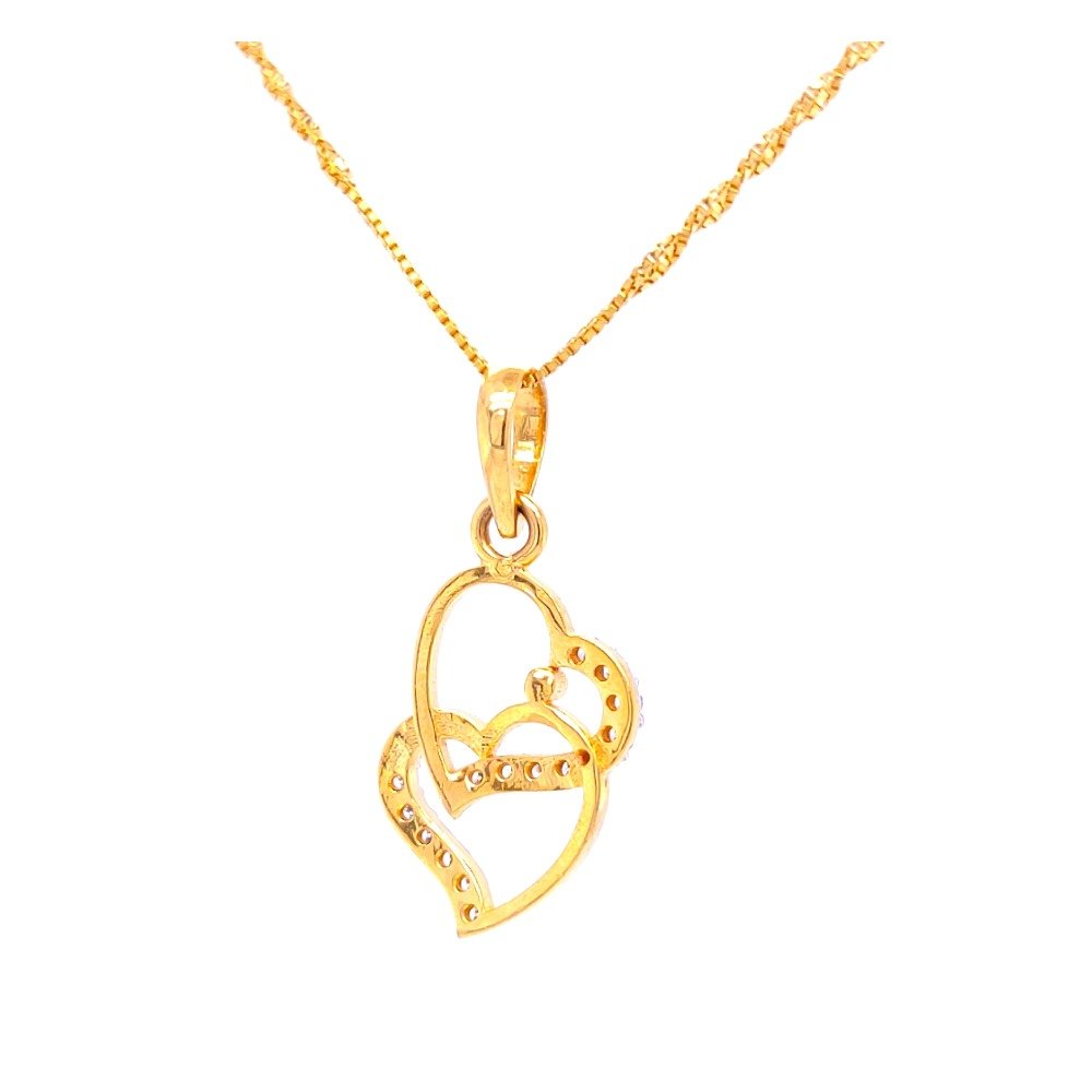 Desire hearts diamond pendant