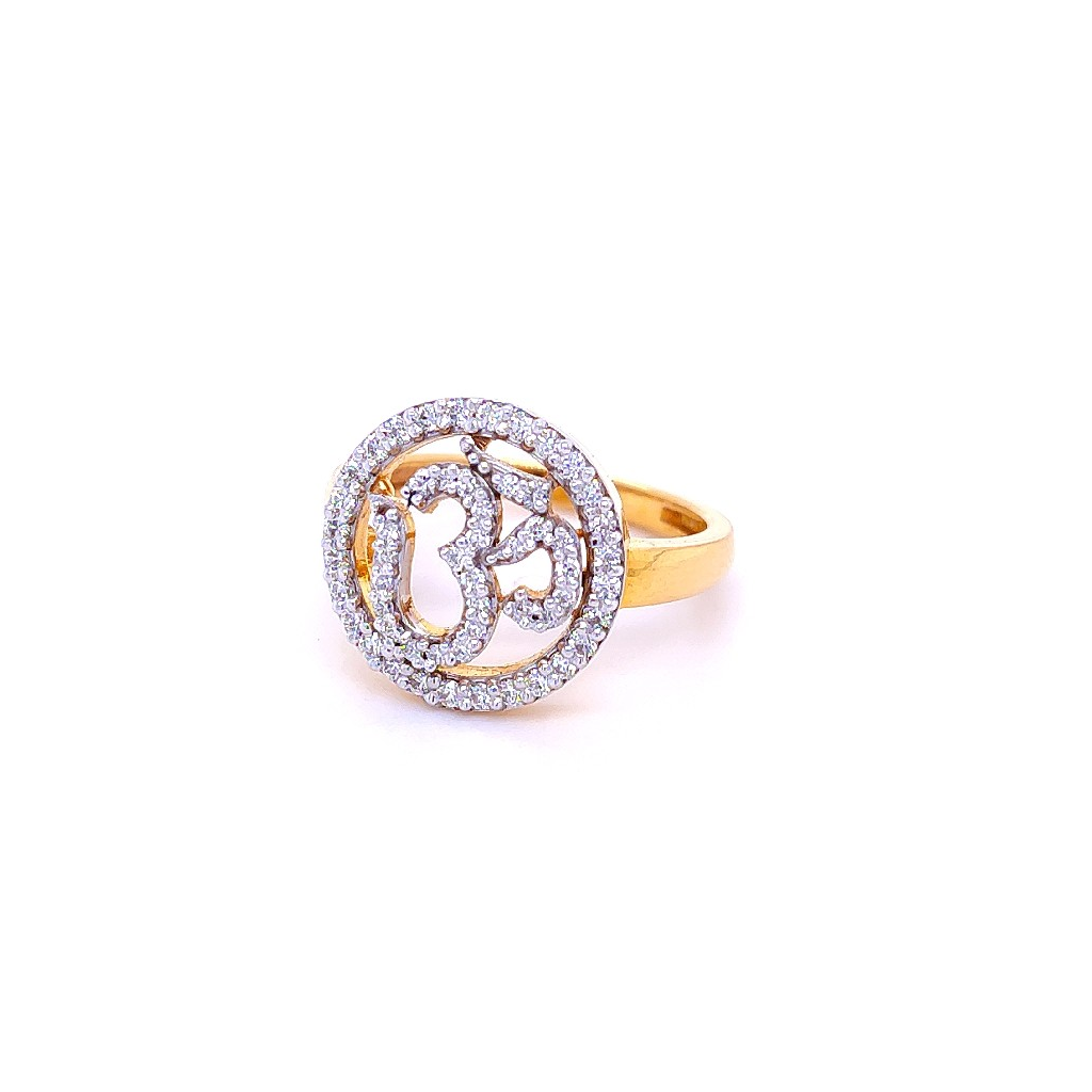 Om Diamond Ring