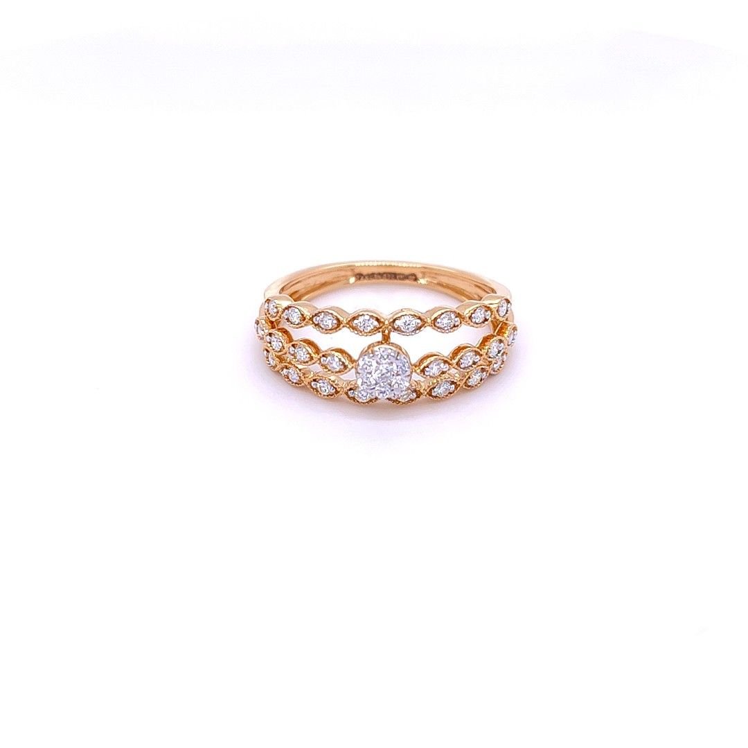 Bold sparkle diamond ring