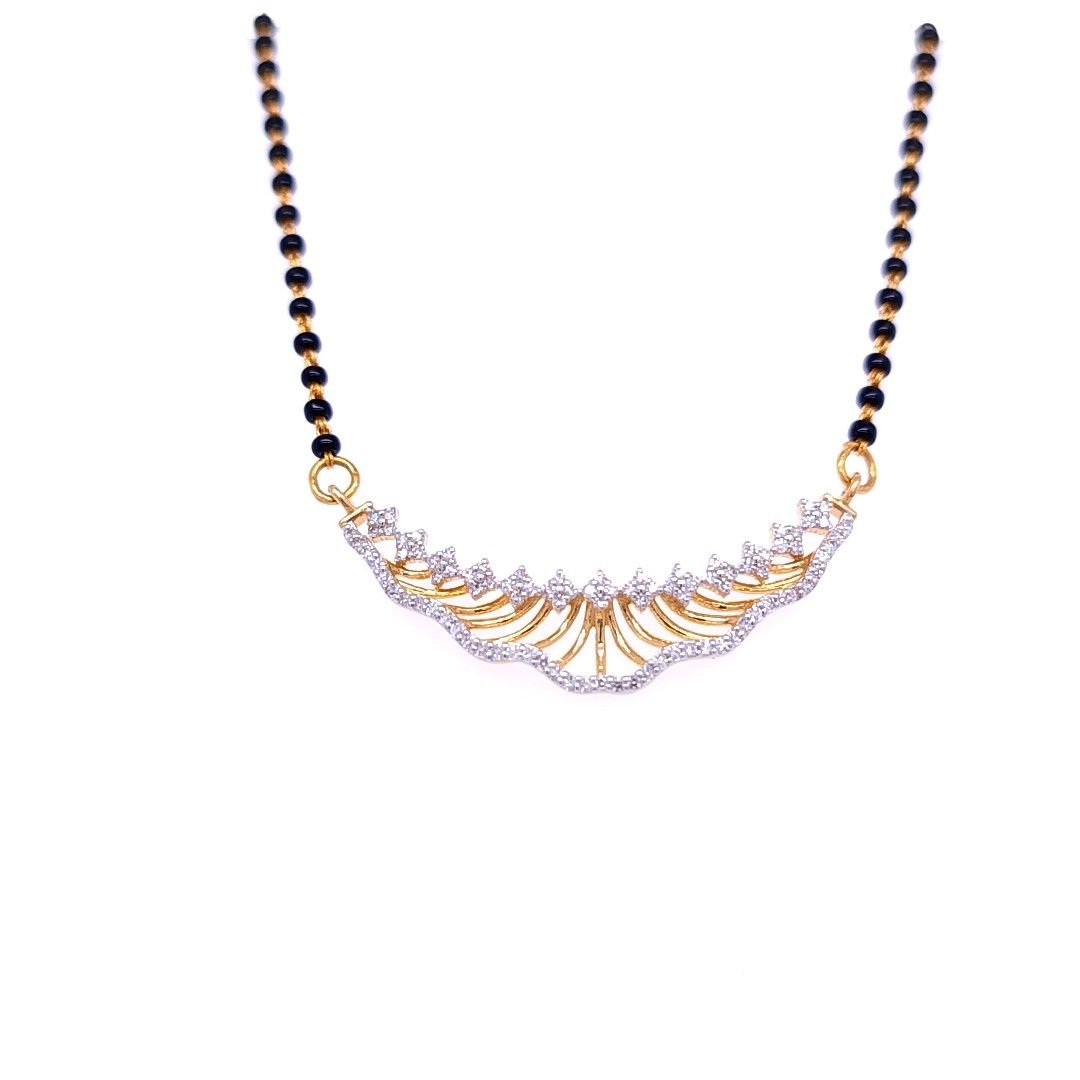 Alluring diamond mangalsutra