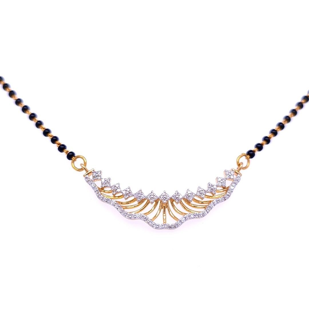 Alluring diamond mangalsutra