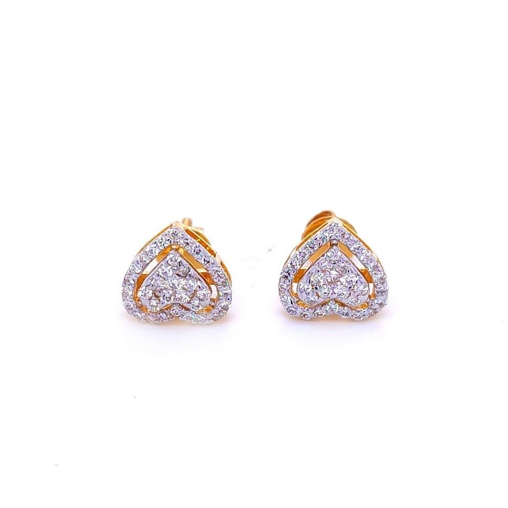 Tyra Heart Diamond Pendant & Earrings Set