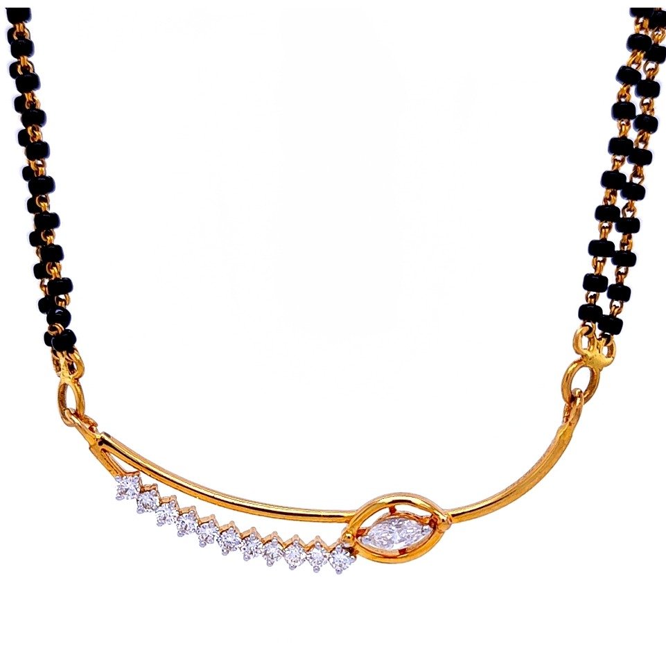 Ojasvini diamond mangalsutra