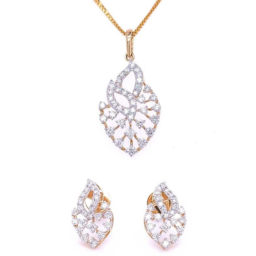 Diamond Twist Earrings and Necklace Gift Set Sterling Silver - Jewelry by  Johan