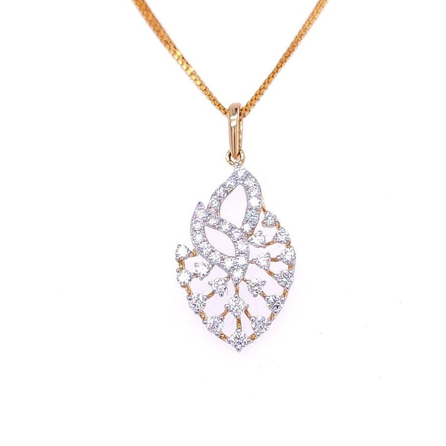 Angle Bliss diamond pendant & earring set