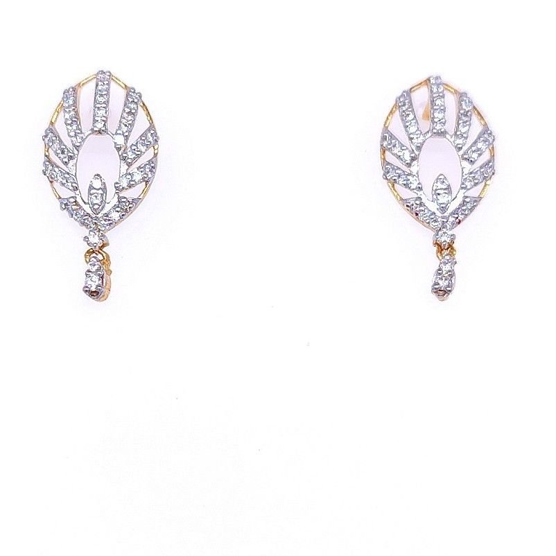 Sparkling Finesse Diamond Pendant And Earrings Set