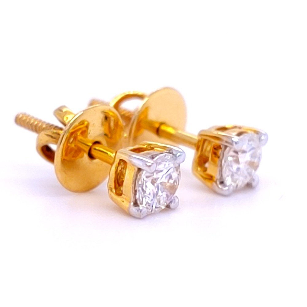 Sun shine diamond half carat diamond studs for her