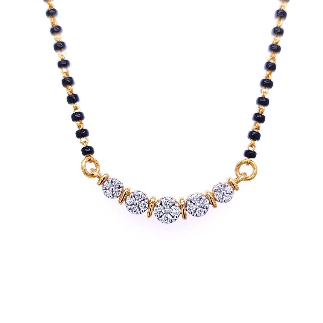 Sleek Diamond Mangalsutra