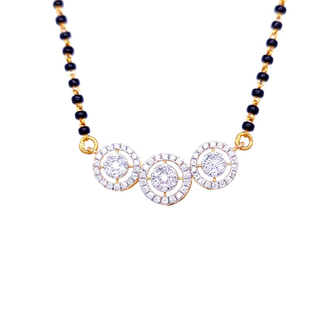 Indrani diamond Pendant Set Mangalsutra