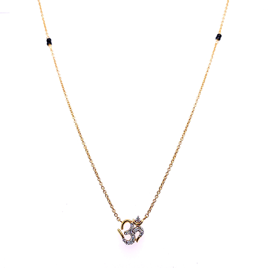 Om pendant mangalsutra