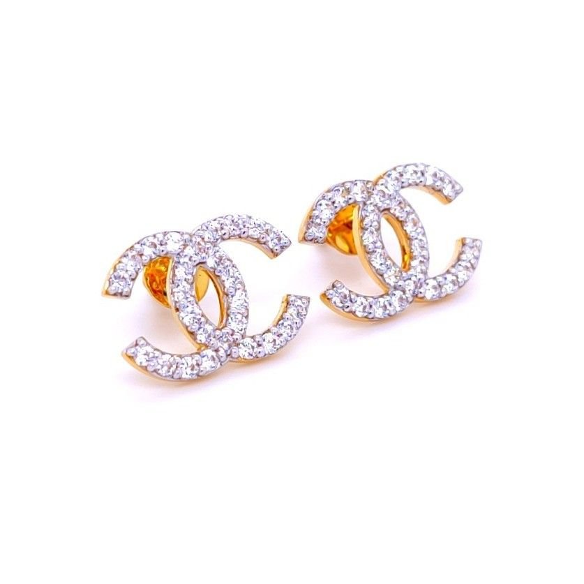 Crystal Cut Diamond Earring