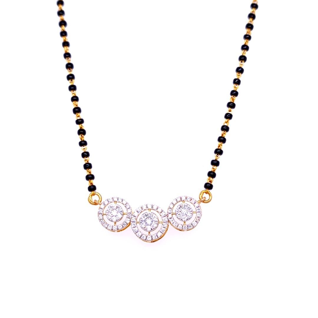 Indrani diamond Pendant Set Mangalsutra